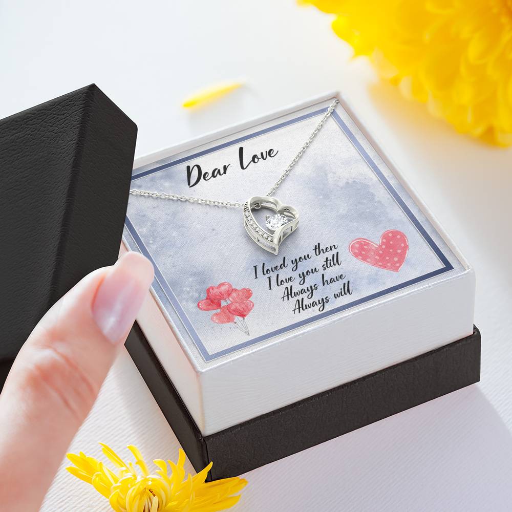 DEAR WIFE "LOVE YOU STILL" HEART NECKLACE GIFT SET - ON CLOUD NINE GIFTS