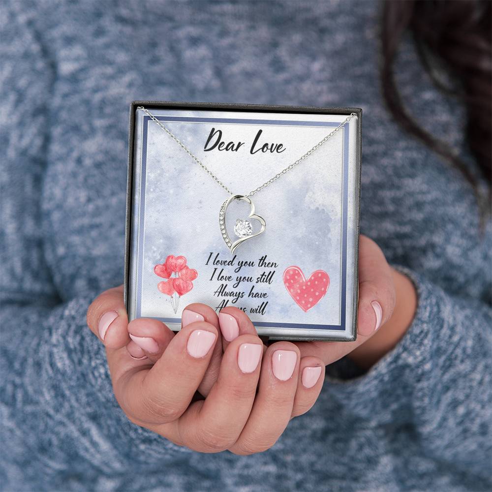 DEAR WIFE "LOVE YOU STILL" HEART NECKLACE GIFT SET - ON CLOUD NINE GIFTS