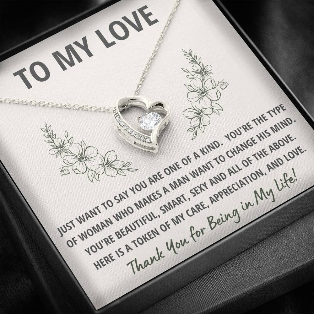 TO MY LOVE "TOKEN" HEART NECKLACE GIFT SET - ON CLOUD NINE GIFTS
