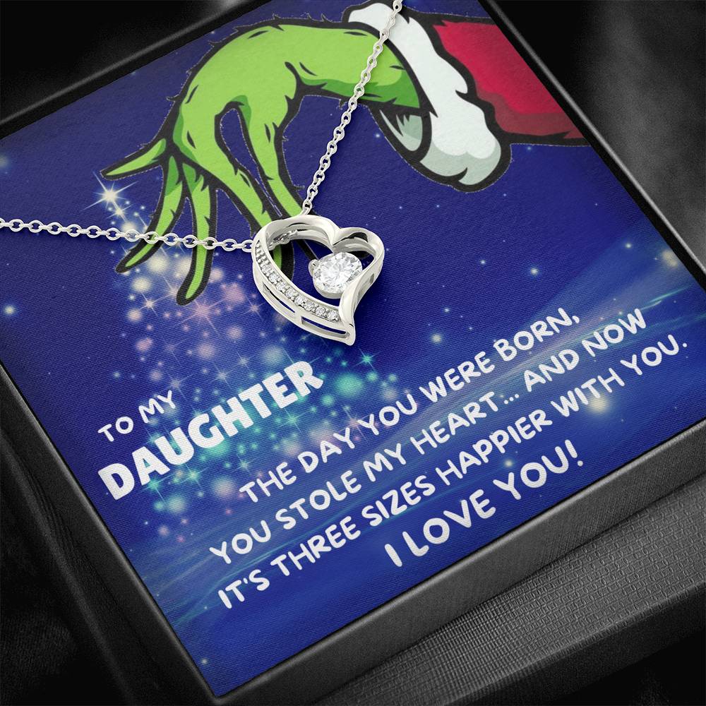 TO MY DAUGHTER CHRISTMAS HEART NECKLACE GIFT SET - ON CLOUD NINE GIFTS