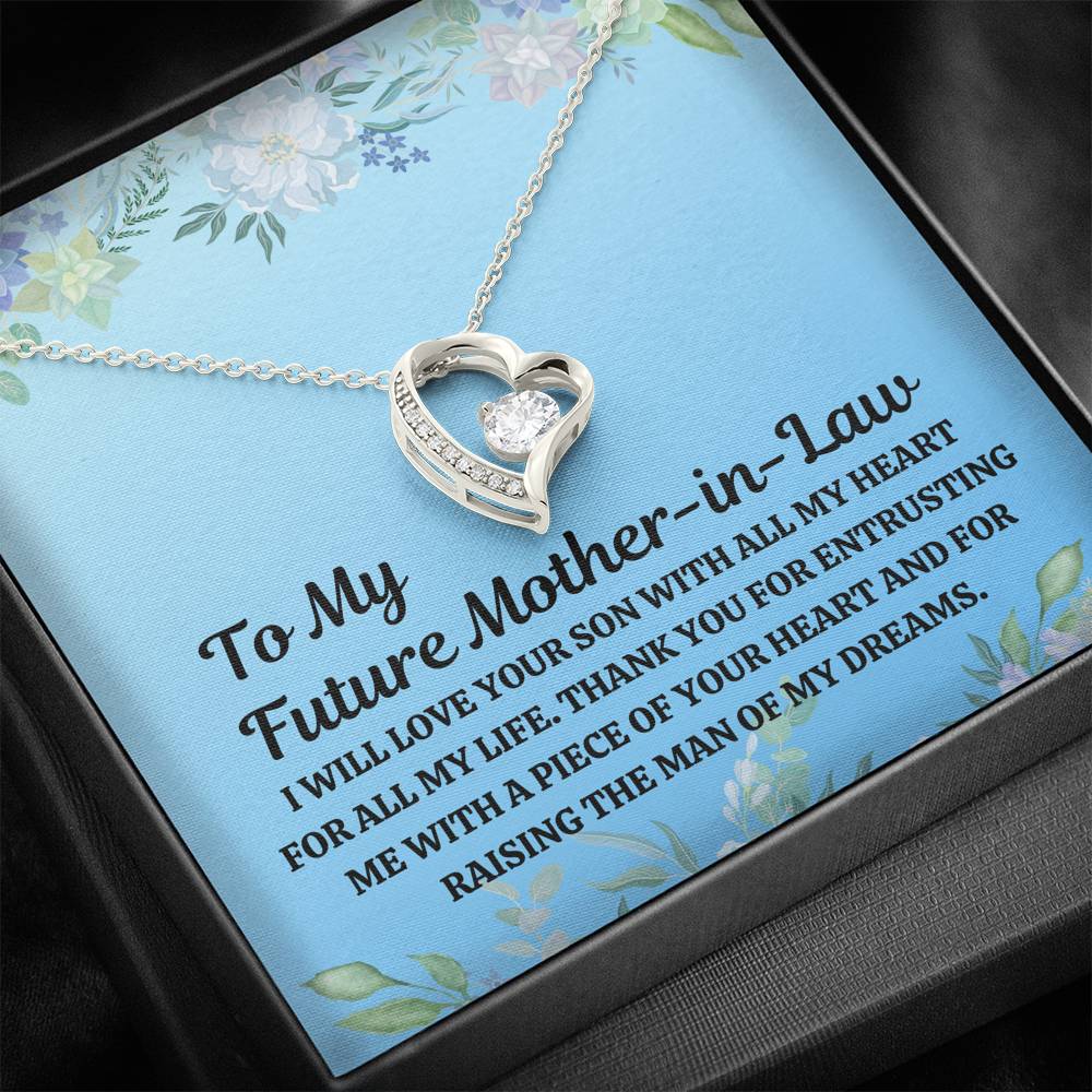TO MY FUTURE MOTHER-IN-LAW HEART NECKLACE GIFT SET - ON CLOUD NINE GIFTS