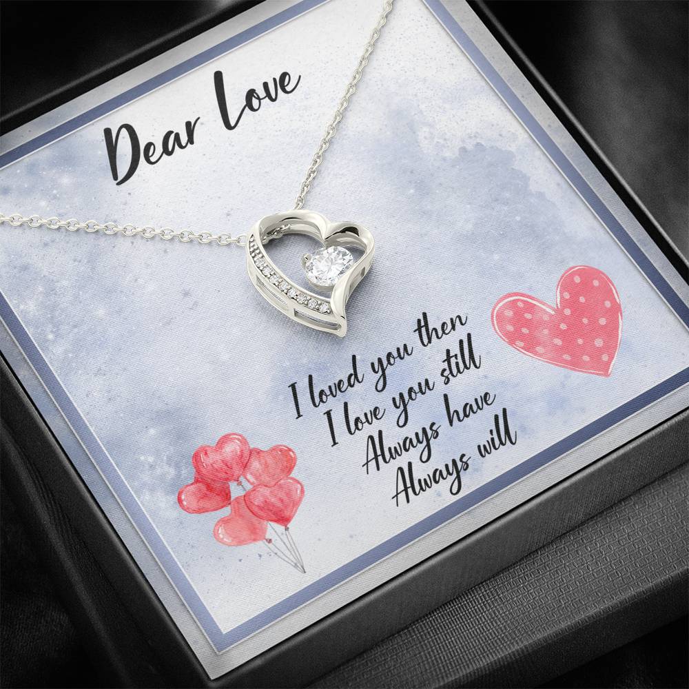 DEAR WIFE "LOVE YOU STILL" HEART NECKLACE GIFT SET - ON CLOUD NINE GIFTS