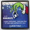 TO MY SOULMATE HEART NECKLACE GIFT SET - ON CLOUD NINE GIFTS