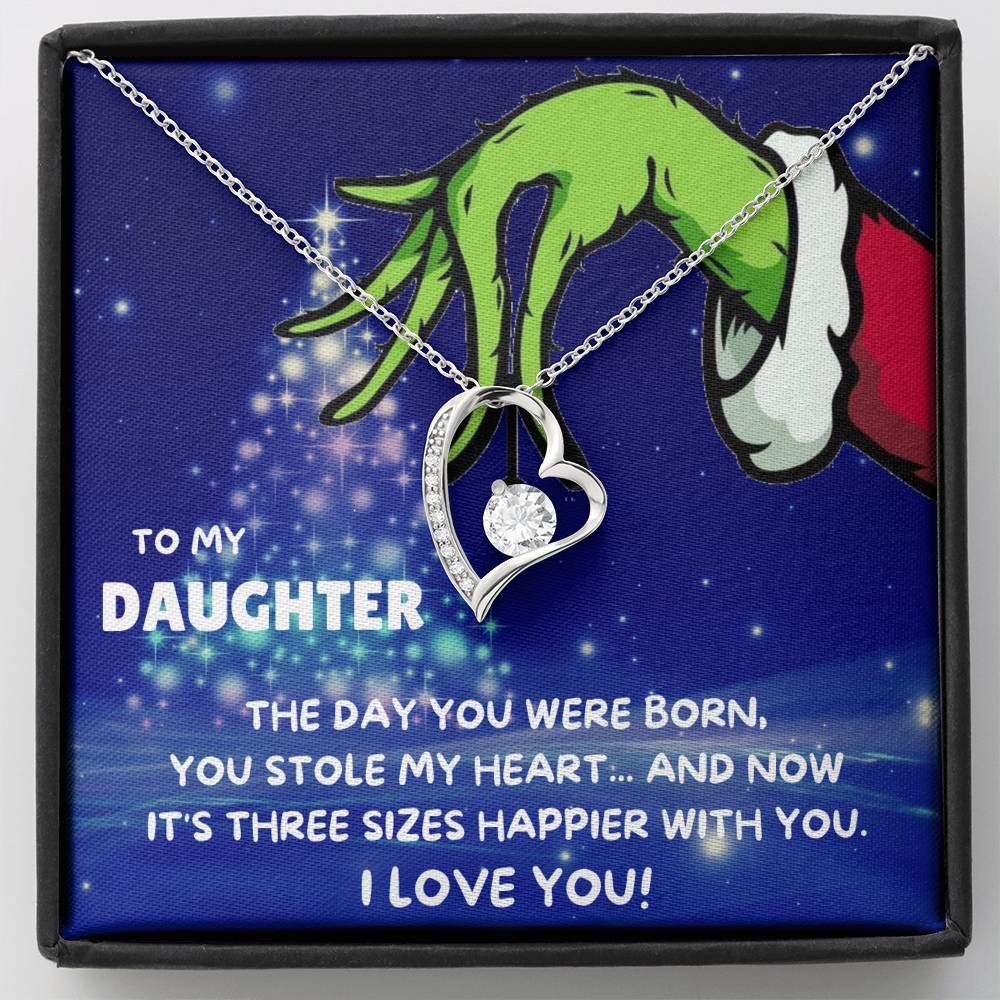 TO MY DAUGHTER CHRISTMAS HEART NECKLACE GIFT SET - ON CLOUD NINE GIFTS