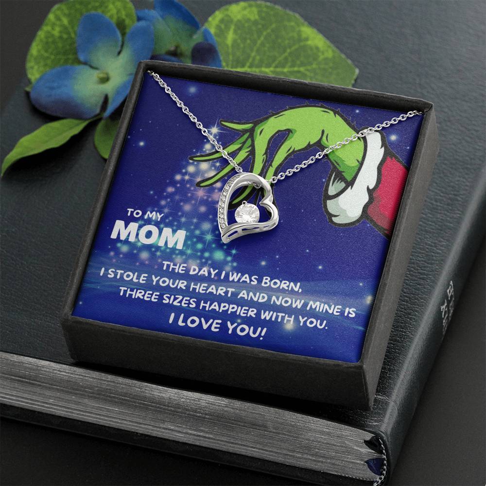 TO MY MOM THREE SIZES HAPPIER HEART NECKLACE GIFT SET - ON CLOUD NINE GIFTS