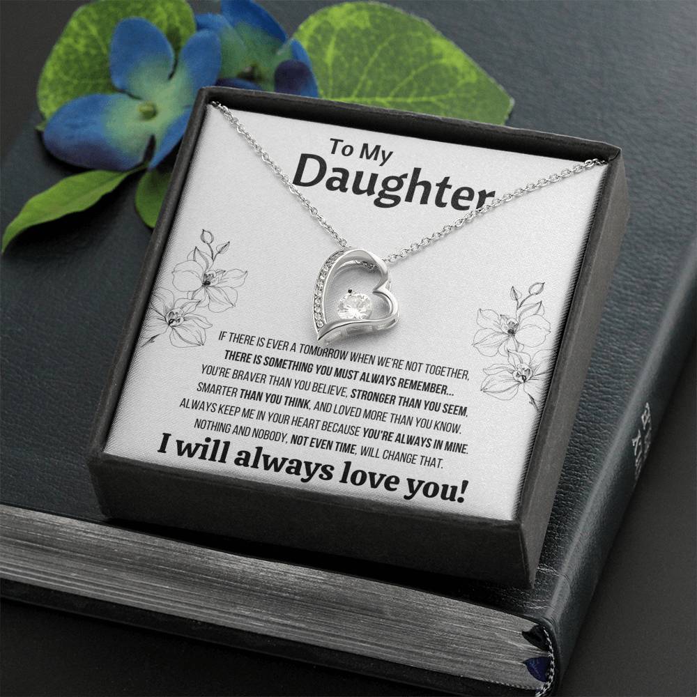 TO MY DAUGHTER HEART NECKLACE - ON CLOUD NINE GIFTS