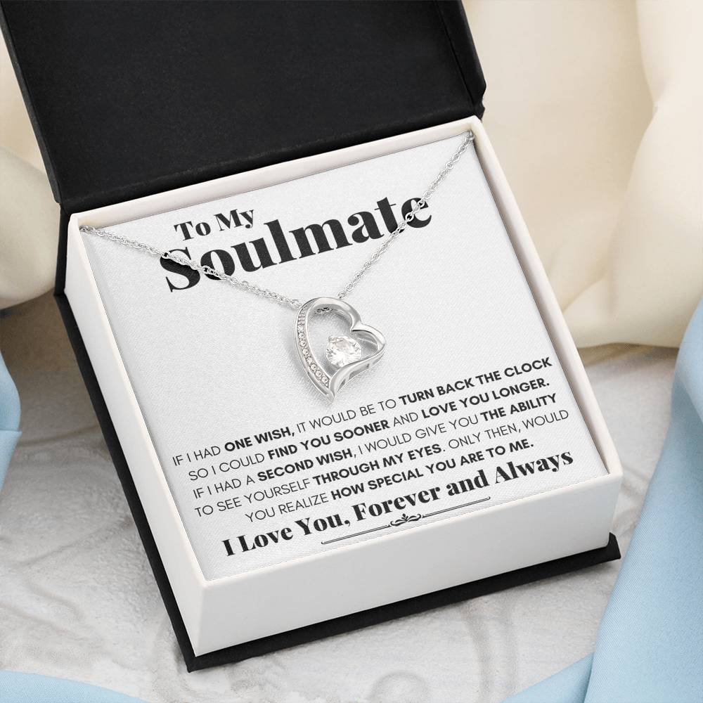 TO MY SOULMATE HEART NECKLACE GIFT SET - ON CLOUD NINE GIFTS