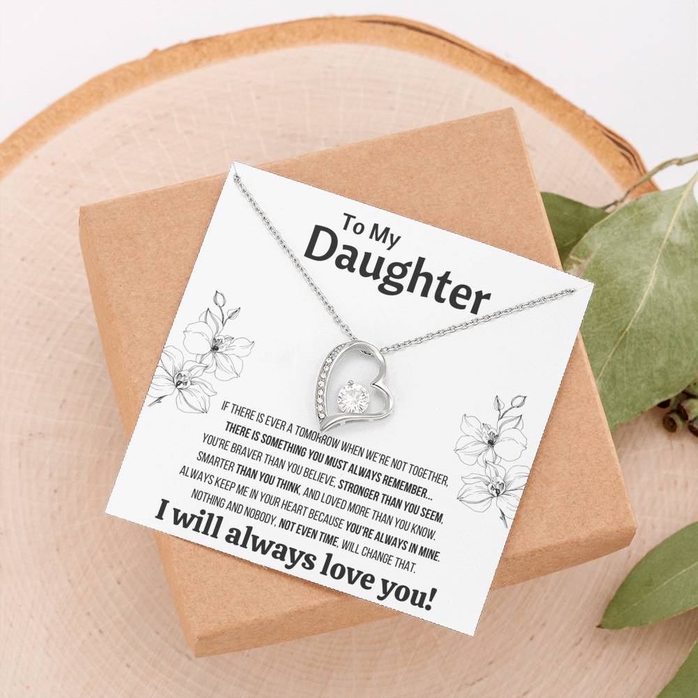 TO MY DAUGHTER HEART NECKLACE - ON CLOUD NINE GIFTS
