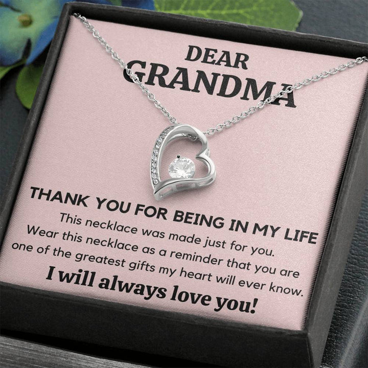 DEAR GRANDMA MY LIFE HEART NECKLACE GIFT SET - ON CLOUD NINE GIFTS