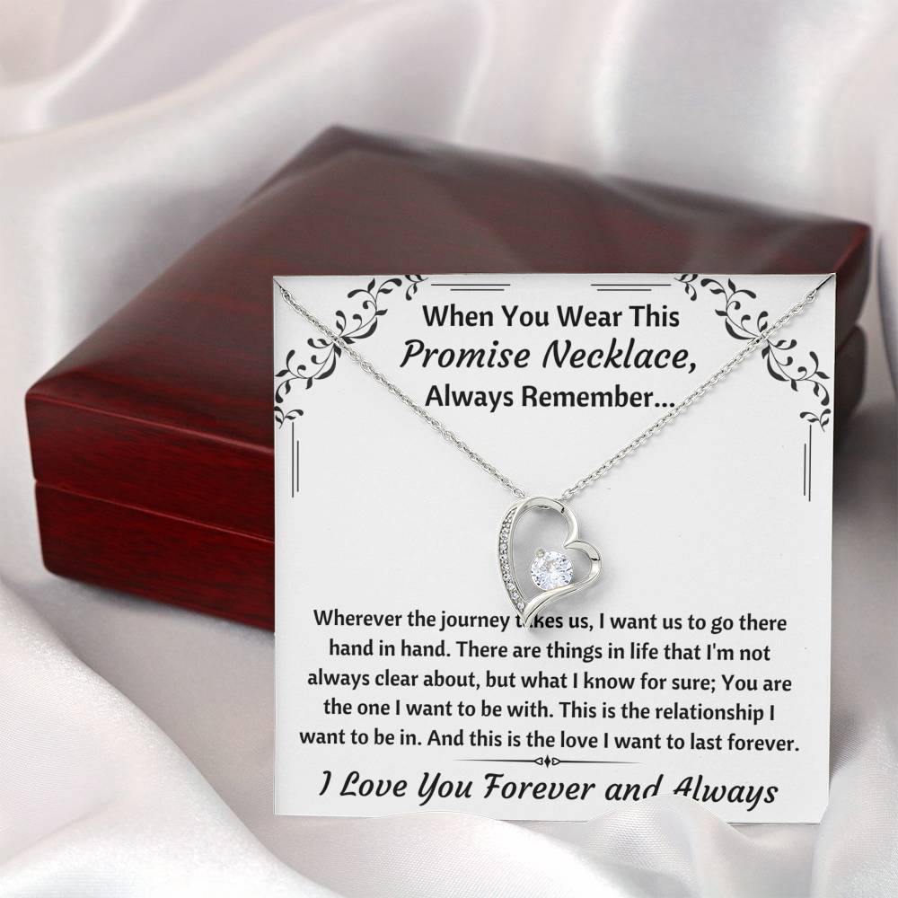 TO MY LOVE "PROMISE NECKLACE" HEART NECKLACE GIFT SET - ON CLOUD NINE GIFTS