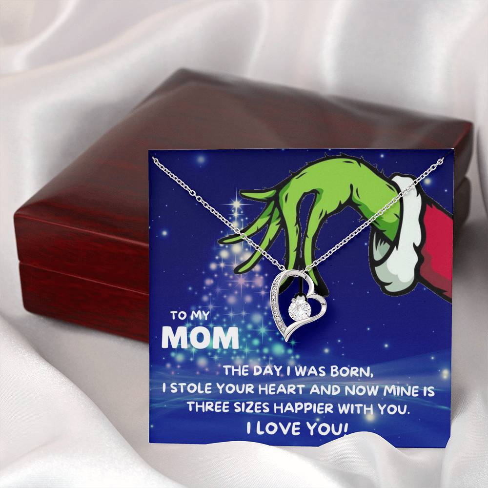 TO MY MOM THREE SIZES HAPPIER HEART NECKLACE GIFT SET - ON CLOUD NINE GIFTS