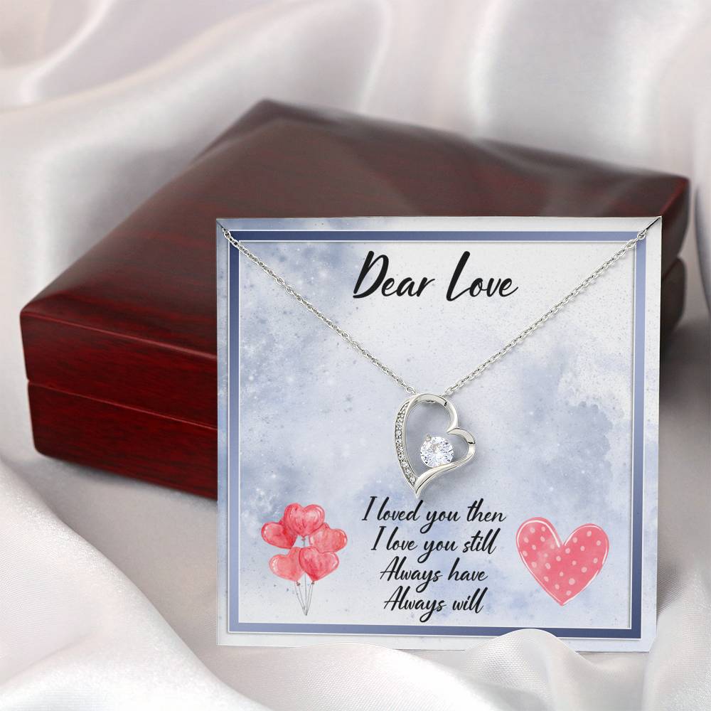 DEAR WIFE "LOVE YOU STILL" HEART NECKLACE GIFT SET - ON CLOUD NINE GIFTS