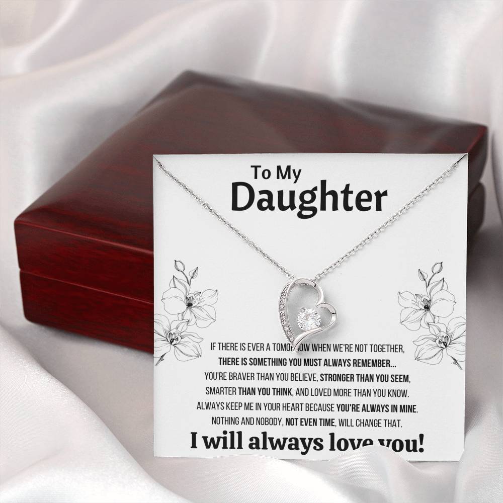 TO MY DAUGHTER HEART NECKLACE - ON CLOUD NINE GIFTS