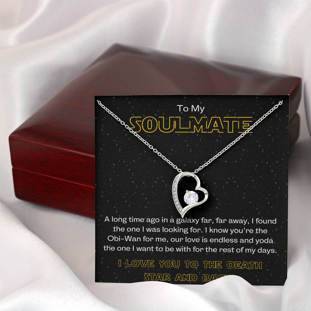TO MY SOULMATE "GALAXY" HEART NECKLACE GIFT SET - ON CLOUD NINE GIFTS