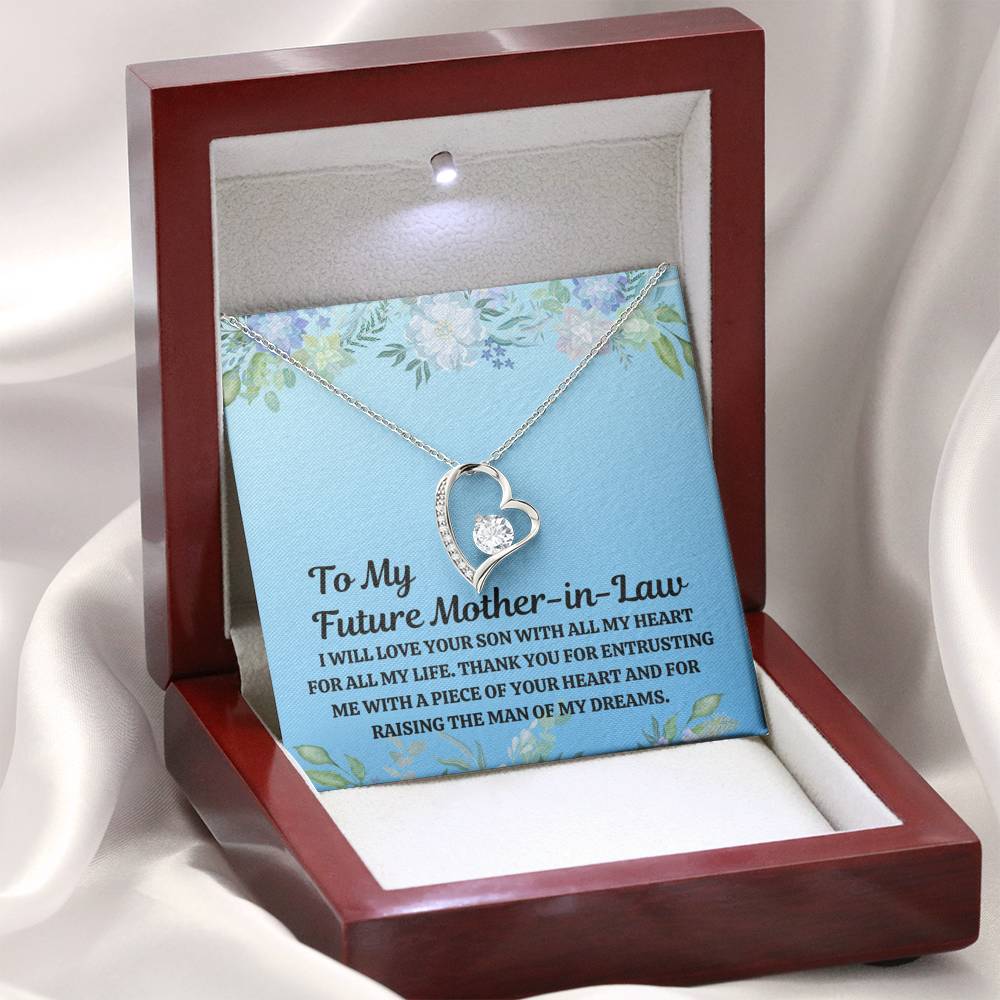 TO MY FUTURE MOTHER-IN-LAW HEART NECKLACE GIFT SET - ON CLOUD NINE GIFTS