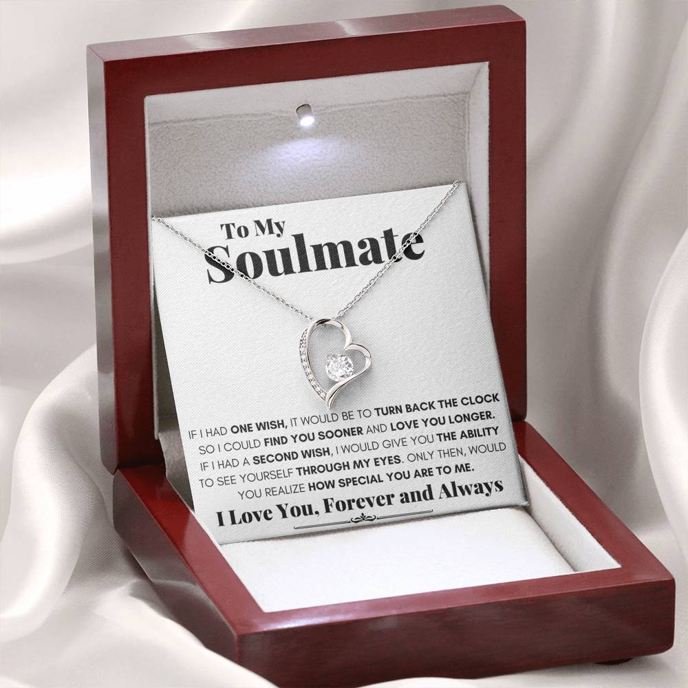 TO MY SOULMATE HEART NECKLACE GIFT SET - ON CLOUD NINE GIFTS