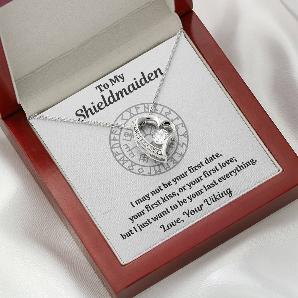 TO MY SHIELDMAIDEN "LAST EVERYTHING" HEART NECKLACE GIFT SET - ON CLOUD NINE GIFTS