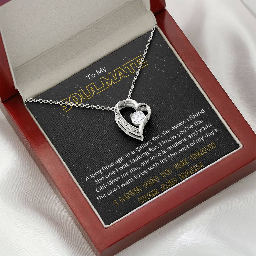 TO MY SOULMATE "GALAXY" HEART NECKLACE GIFT SET - ON CLOUD NINE GIFTS