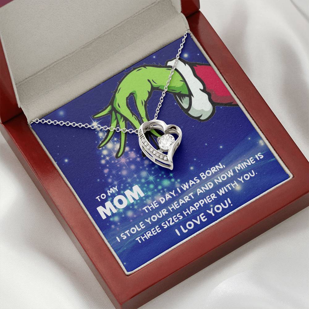 TO MY MOM THREE SIZES HAPPIER HEART NECKLACE GIFT SET - ON CLOUD NINE GIFTS