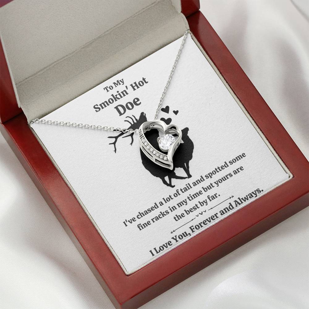 TO MY SMOKIN' HOT DOE "TAIL" HEART NECKLACE GIFT SET - ON CLOUD NINE GIFTS