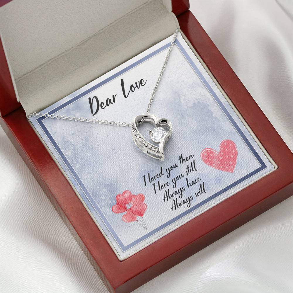DEAR WIFE "LOVE YOU STILL" HEART NECKLACE GIFT SET - ON CLOUD NINE GIFTS