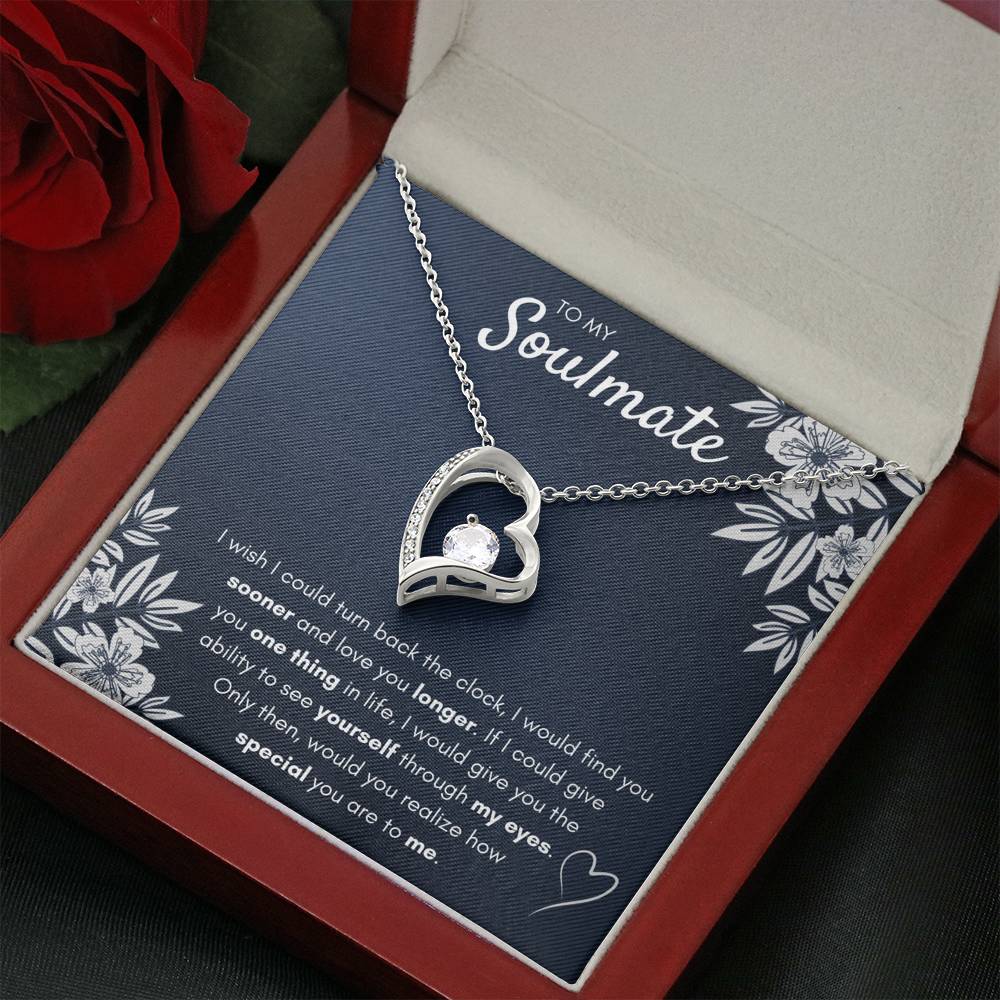 TO MY SOULMATE HEART NECKLACE GIFT SET - ON CLOUD NINE GIFTS