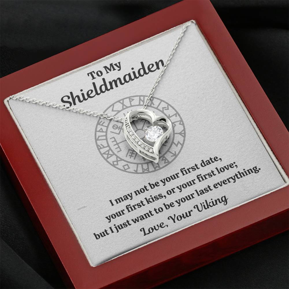 TO MY SHIELDMAIDEN "LAST EVERYTHING" HEART NECKLACE GIFT SET - ON CLOUD NINE GIFTS