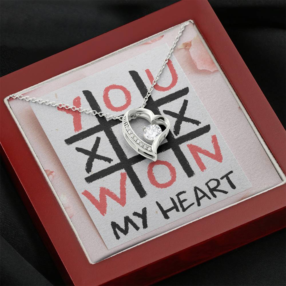 TO MY LOVE "TIC TAC TOE" HEART NECKLACE VALENTINES DAY GIFT SET - ON CLOUD NINE GIFTS