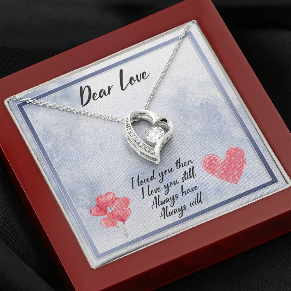 DEAR WIFE "LOVE YOU STILL" HEART NECKLACE GIFT SET - ON CLOUD NINE GIFTS
