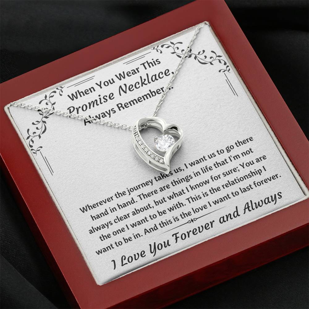 TO MY LOVE "PROMISE NECKLACE" HEART NECKLACE GIFT SET - ON CLOUD NINE GIFTS