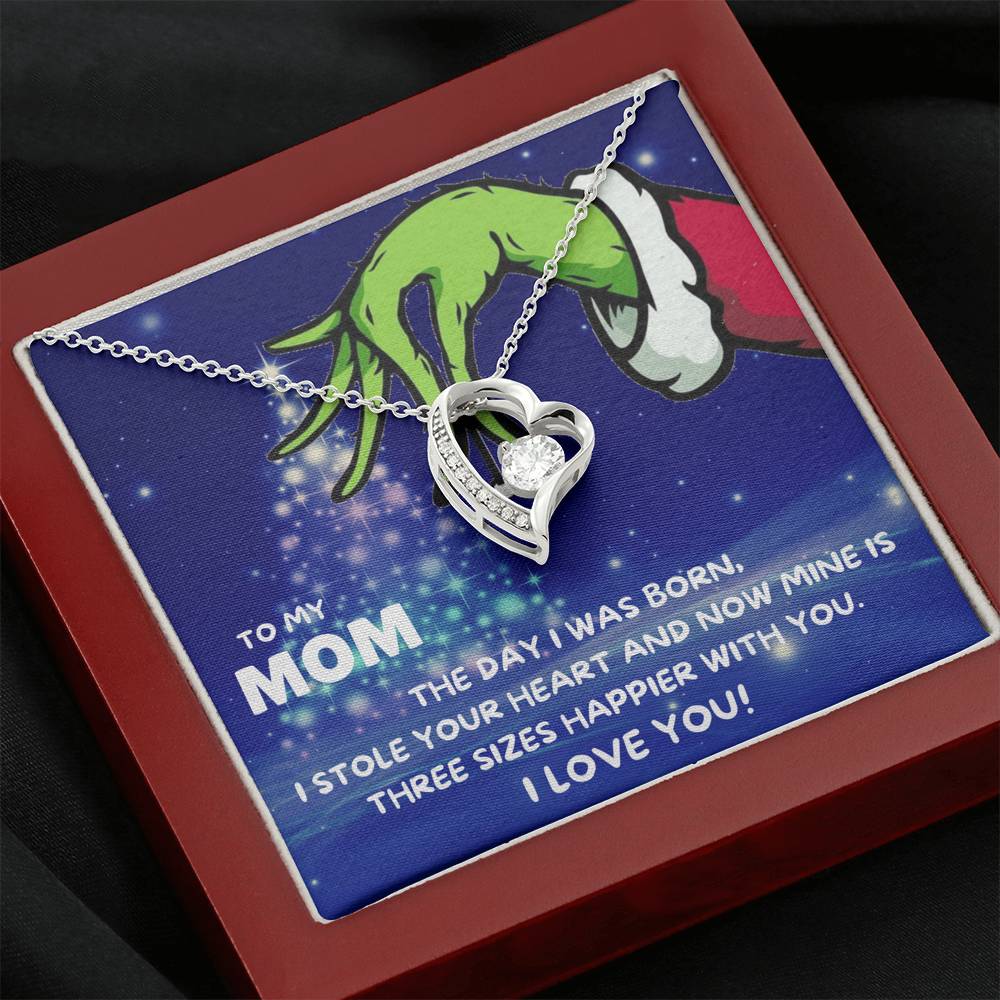 TO MY MOM THREE SIZES HAPPIER HEART NECKLACE GIFT SET - ON CLOUD NINE GIFTS