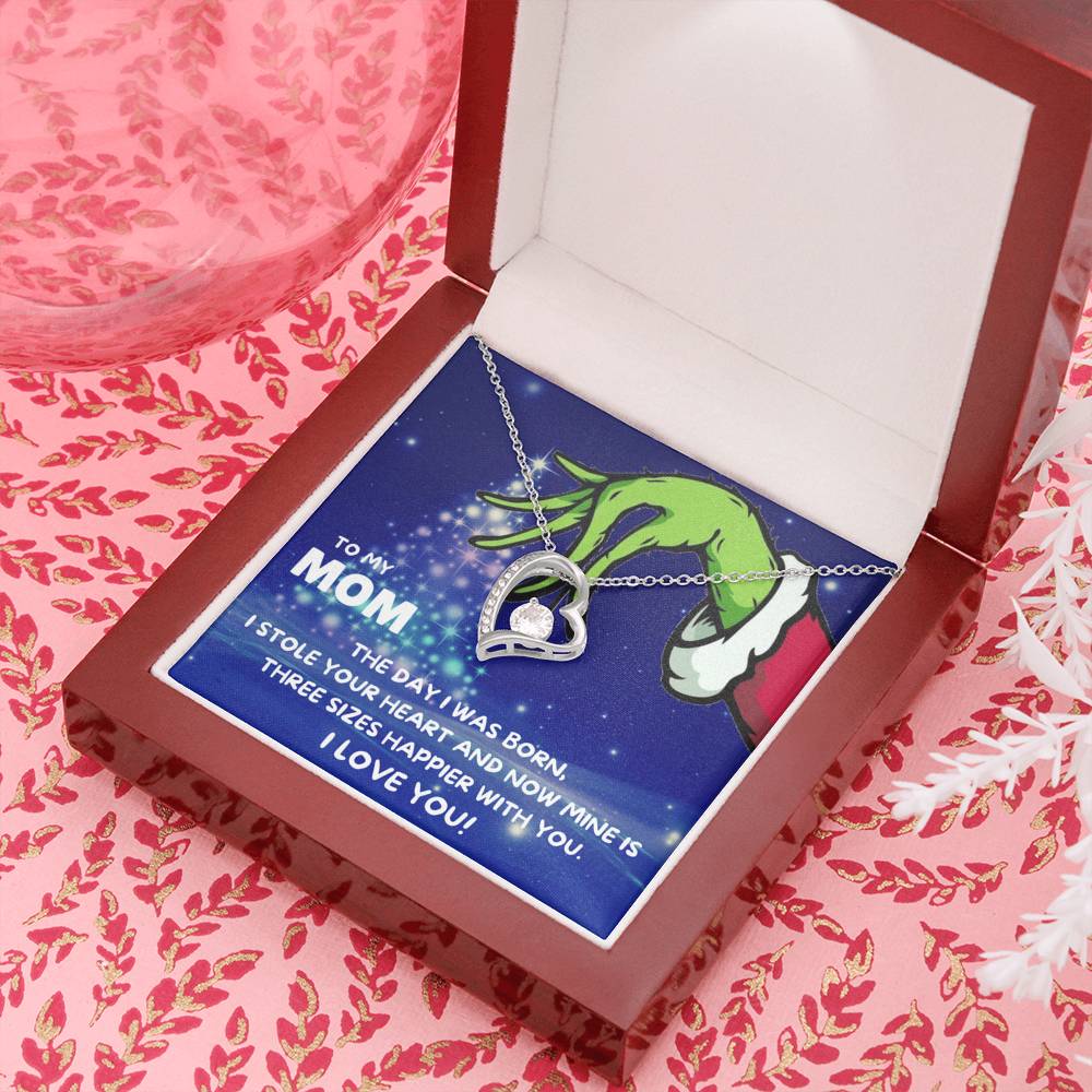 TO MY MOM THREE SIZES HAPPIER HEART NECKLACE GIFT SET - ON CLOUD NINE GIFTS