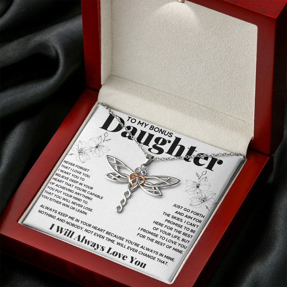 BONUS DAUGHTER TIME DRAGONFLY NECKLACE - ON CLOUD NINE GIFTS