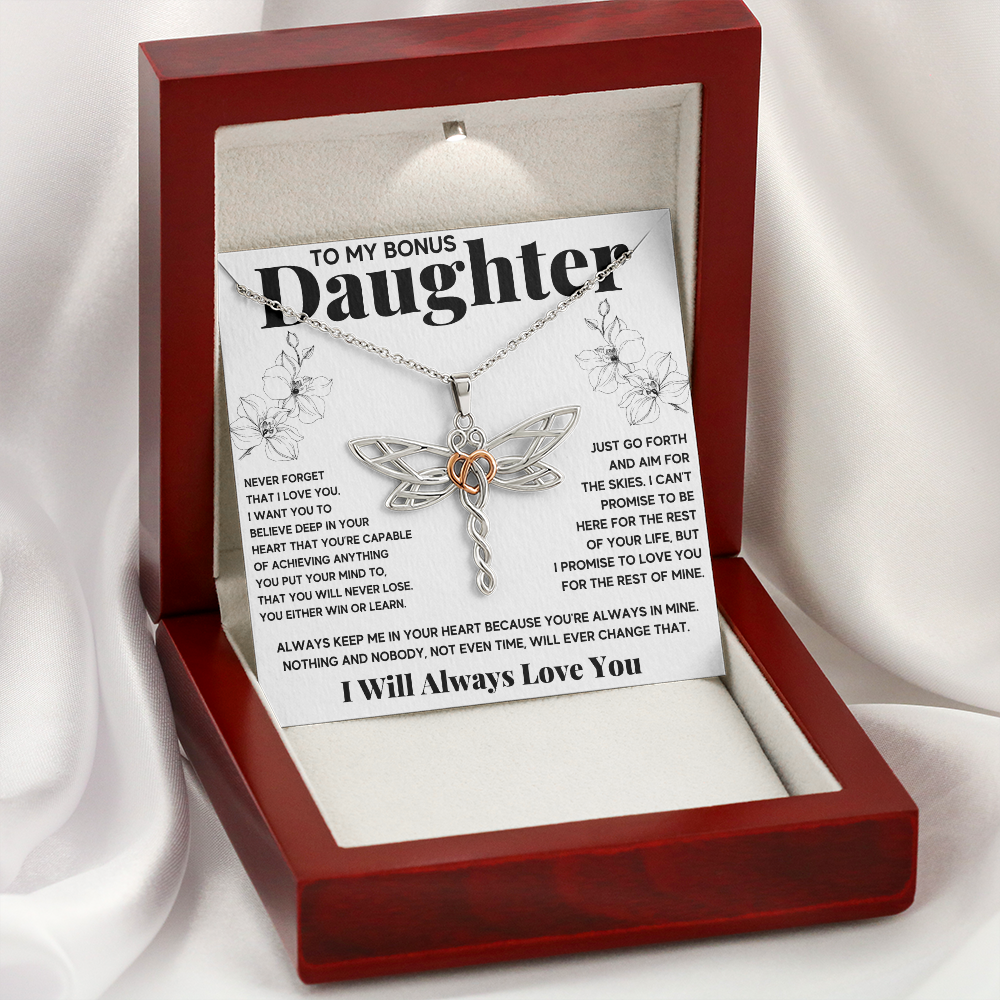 BONUS DAUGHTER TIME DRAGONFLY NECKLACE - ON CLOUD NINE GIFTS