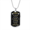 DADDY HERO BLACK DOG TAG NECKLACE GIFT SET - ON CLOUD NINE GIFTS