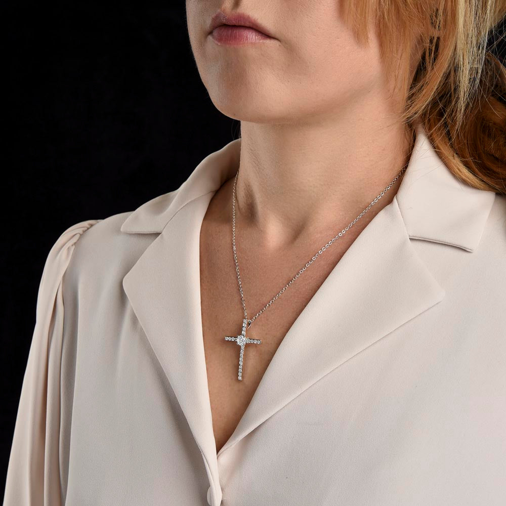 CZ CROSS NECKLACE GIFT SET - ON CLOUD NINE GIFTS