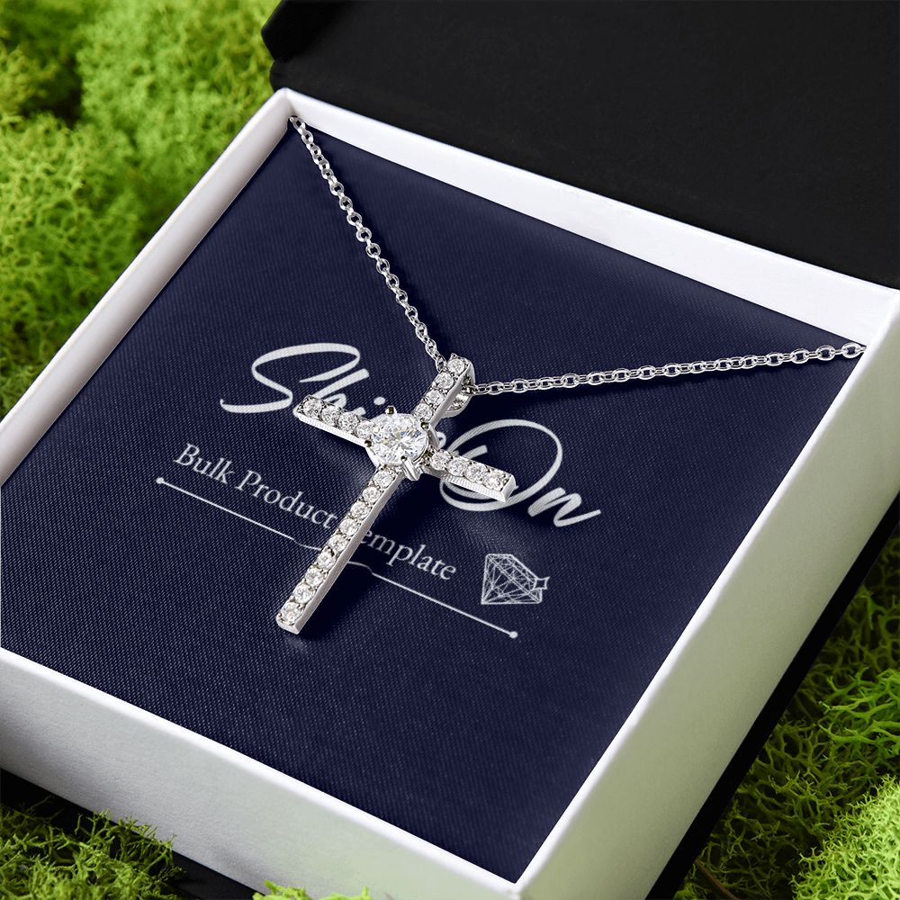 CZ CROSS NECKLACE GIFT SET - ON CLOUD NINE GIFTS