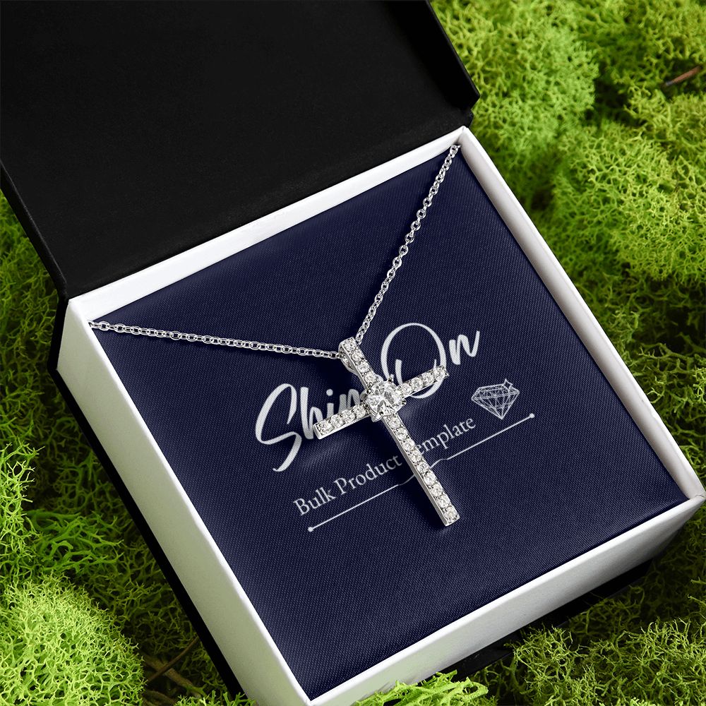 CZ CROSS NECKLACE GIFT SET - ON CLOUD NINE GIFTS