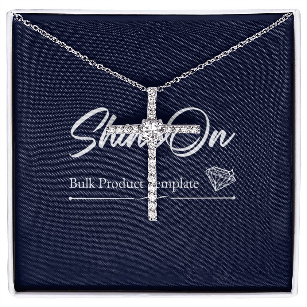 CZ CROSS NECKLACE GIFT SET - ON CLOUD NINE GIFTS
