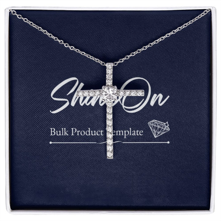 CZ CROSS NECKLACE GIFT SET - ON CLOUD NINE GIFTS