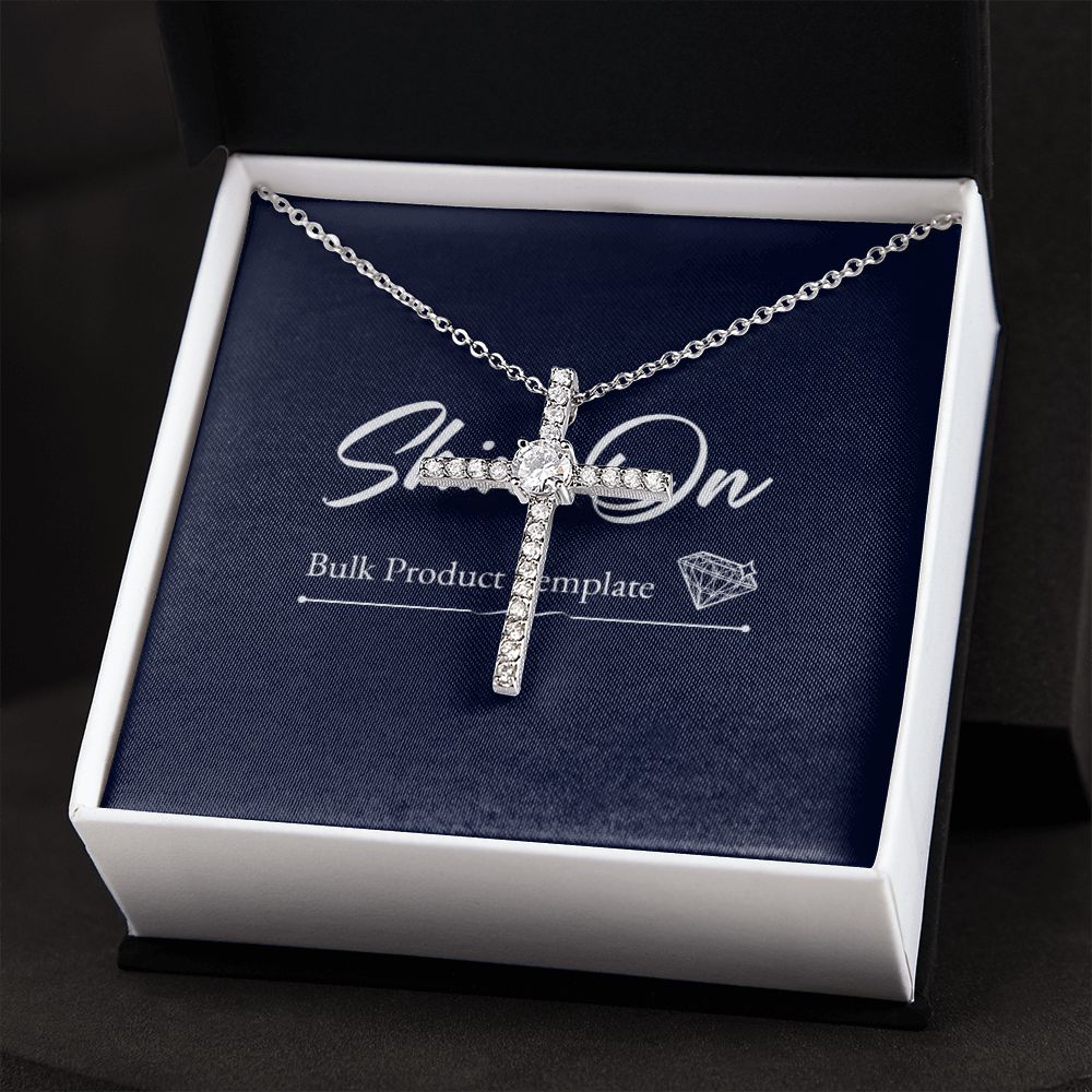 CZ CROSS NECKLACE GIFT SET - ON CLOUD NINE GIFTS