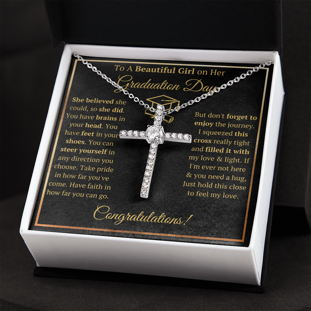College graduation gifts for her female mba graduation presents for daughter class of 2022 jewelry pendant with message card and gift box - ON CLOUD NINE GIFTS