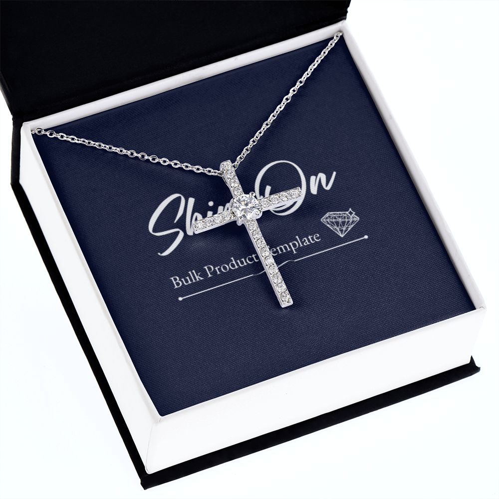CZ CROSS NECKLACE GIFT SET - ON CLOUD NINE GIFTS
