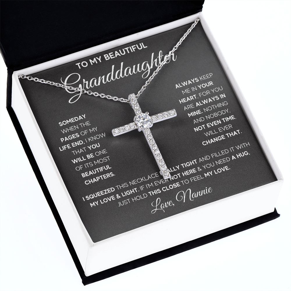 TO MY BEAUTIFUL GRANDDAUGHTER - LOVE, NANNIE - ON CLOUD NINE GIFTS