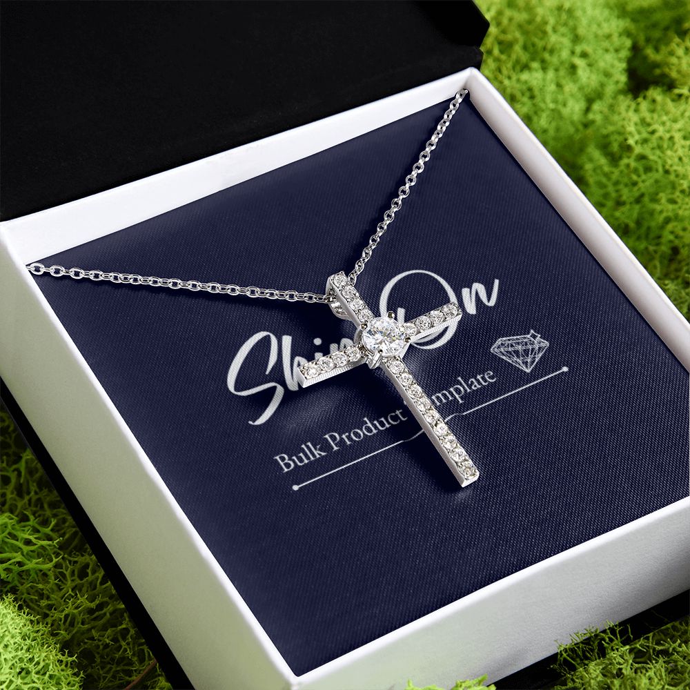 CZ CROSS NECKLACE GIFT SET - ON CLOUD NINE GIFTS