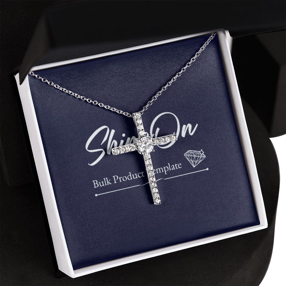 CZ CROSS NECKLACE GIFT SET - ON CLOUD NINE GIFTS