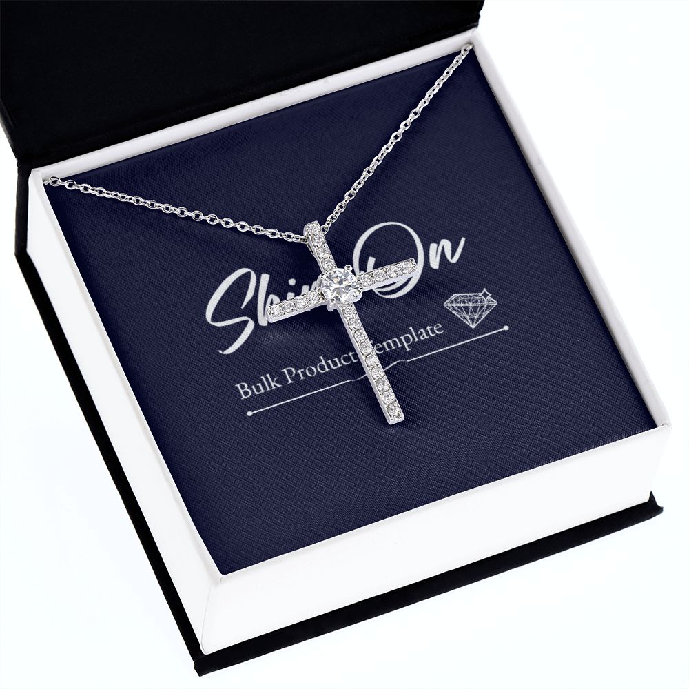 CZ CROSS NECKLACE GIFT SET - ON CLOUD NINE GIFTS