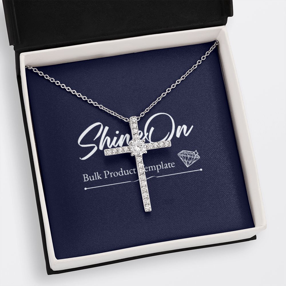 CZ CROSS NECKLACE GIFT SET - ON CLOUD NINE GIFTS