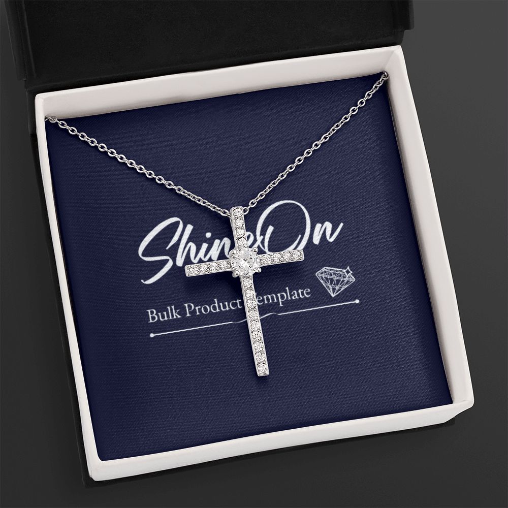 CZ CROSS NECKLACE GIFT SET - ON CLOUD NINE GIFTS