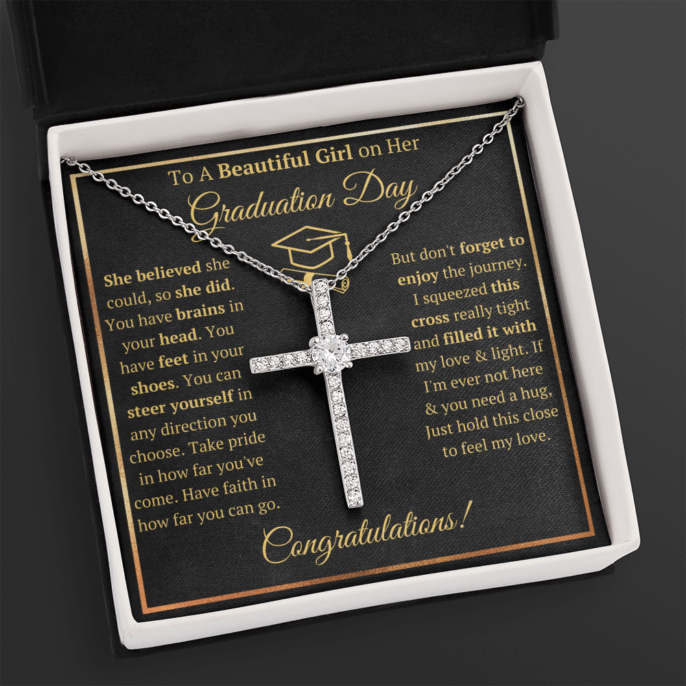 College graduation gifts for her female mba graduation presents for daughter class of 2022 jewelry pendant with message card and gift box - ON CLOUD NINE GIFTS